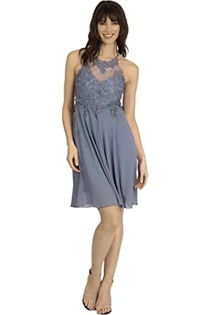 Apart Cocktailkleid aus Chiffon, Mesh und Spitze, , L