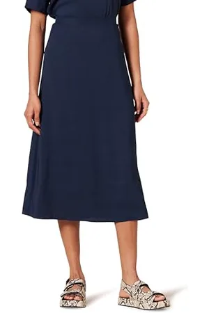 Amazon Damen Midirock aus Georgette, , 40