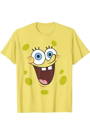 Spongebob Halloween Big Face Costume Tee T-Shirt