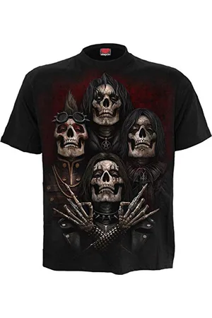 Spiral Faces of Goth Männer T-Shirt L 100% Baumwolle Gothic, Rockwear, Streetwear