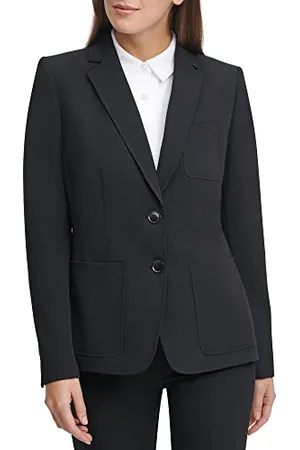 Tommy Hilfiger Damen Business Jacket with Flattering Fit and Single-Button Closure Blazer, , 38