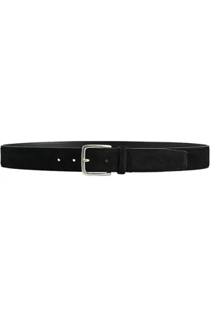 GANT Herren Classic Suede Belt Gürtel, Black, Standard