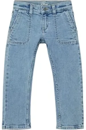 QS by s.Oliver Junior Damen 2139939 Jeans, Pelle Regular Fit, , 98 Slim