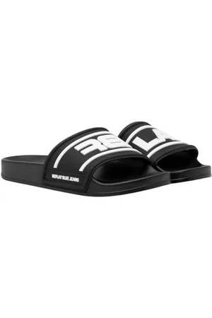Replay Damen Badeschuhe Slipper, Mehrfarbig (Yellow Black 500), 40