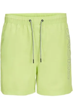 JACK & JONES Herren Jpstfiji Jjswim Double Logo Sn Ly Shorts, , M