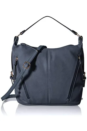 TOM TAILOR Caia Damen Hobo Bag Schultertasche Mittelgroß Blau