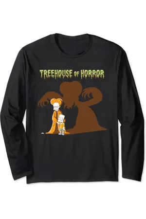 The Simpsons Treehouse of Horror Dracula Burns and Bart Langarmshirt