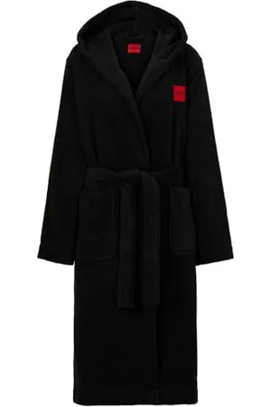 HUGO BOSS Damen Terry_hooded DRESSING GOWN, 1,L