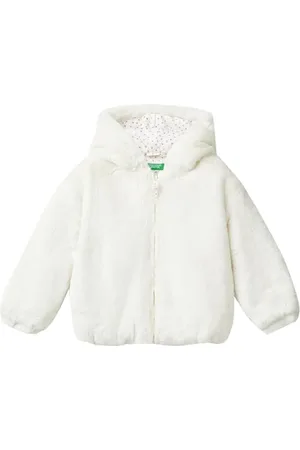 Benetton Mädchen Giubbotto 2a4sgn03g Jacke, , 4 Jahre