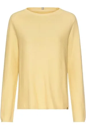 Camel Active Damen Rundhals Sweatshirt aus Reiner Baumwolle Womenswear-S