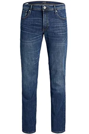 JACK & JONES Herren JJITIM JJORIGINAL AM 814 Plus NOOS Slim Jeans, Blau , 48W / 34L