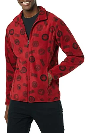 Amazon Disney | Marvel | Star Wars Herren Polarfleece-Jacke mit durchgehendem Reißverschluss und Stehkragen, , XL