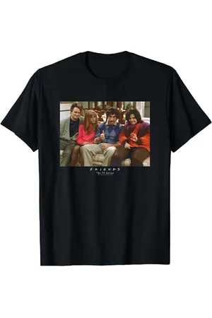 Warner Bros. Friends Officially Licensed Unisex-Erwachsene und Kinder T-Shirt S Klassische Passform Crew-Ausschnitt Kurzarm ohne Manschette
