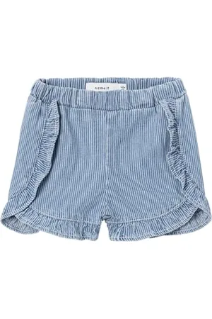 NAME IT Nbfrose Reg Stripe DNM Shorts 7440-Ip H