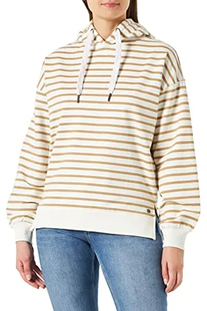 Garcia Damen Sweater Sweatshirt, Off White, M