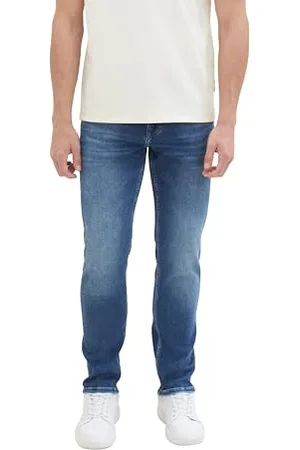 TOM TAILOR Herren 1037637 Josh Regular Slim Jogg-Jeans Sweat hohem Stretch, 10119-Used Mid Stone Blue Denim, 34/32