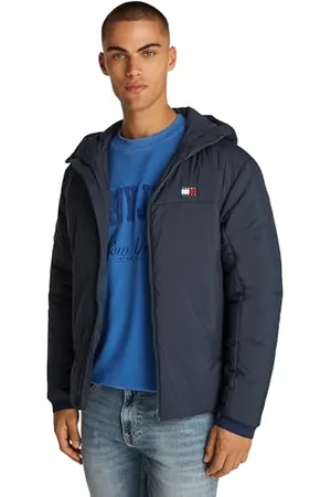 Tommy Hilfiger Herren Jacke Poly Jacket Wasserabweisend, Blau (Dark Night Navy), XXL