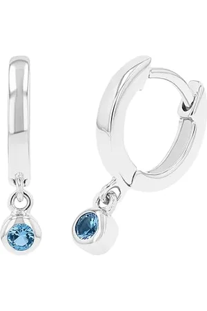 QS by s.Oliver Ohrringe für Mädchen, Zirkonia / 925 Sterling Silber, Rhodiniert
