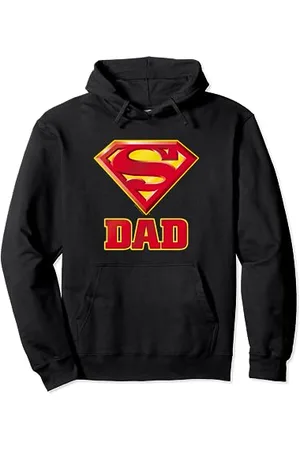 Superman Super Dad Superpapa Pullover Hoodie