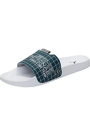 PUMA Unisex MAPF1 Leadcat 2.0 Schiebe-Sandalen, White-Blue Coral, 37 EU