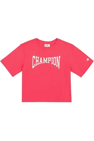 Champion Mädchen Legacy Graphic Shop G (405025) -Crewneck Kurzarm Shirt, , 15-16 Years