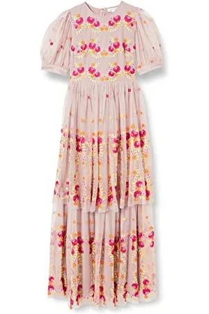 Frock and Frill Damen Blumenstickerei Kleid für besondere Anlässe, , 36