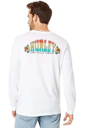 Hurley Herren Evd Tuff Going Ls T-Shirt, , L