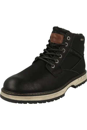 TOM TAILOR Herren 8480060004 Mode-Stiefel, Black, 44 EU