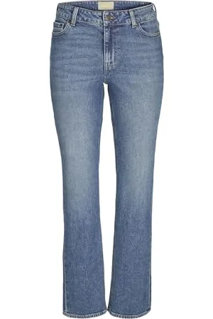 JACK & JONES Female Straight-Fit JXNICE SL-STR MW C8164 Jeans DNM NOOS