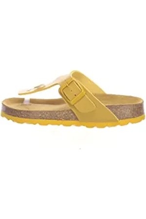 Lurchi Mädchen OLINA Slipper, YELLOW, 30 EU