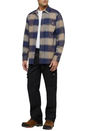 Dickies Mens Flex Flannel LS Relaxed Shirts, , L