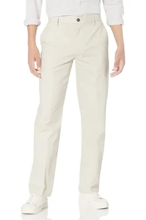 Amazon Herren Knitterfreie Flatfront-Chinohose in klassischer Passform (erhältlich in Übergröße), , 38W / 34L