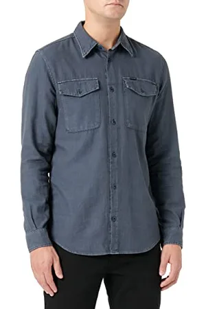 G-Star RAW Herren Marine Slim Hemd