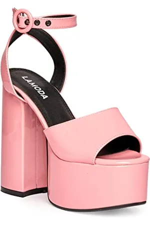 Lamoda All for You Ankle Strap Extreme Platform Heels, EU 36