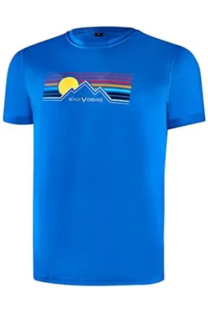 Black Crevice Herren Merino T-Shirt, , M