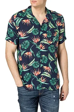 Schott NYC Herren Kurzarmhemd Shirt, , XL