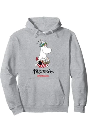Moomin Mumins mamma Blumen Muscheln Pullover Hoodie