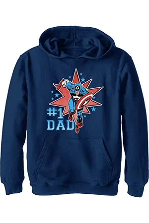 Marvel Unisex Kinder Number One Cap Hoodie, , S