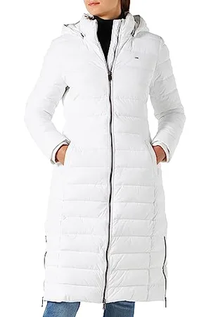 Tommy Hilfiger Damen TJW Basic Hooded Coat DW0DW14385 Gepolsterte Mäntel, , XS