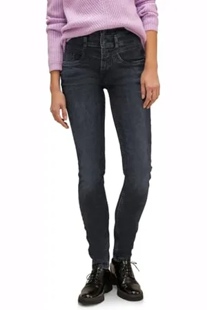Street one Damen A377049 Jeanshose Slim und High, , 34W / 28L