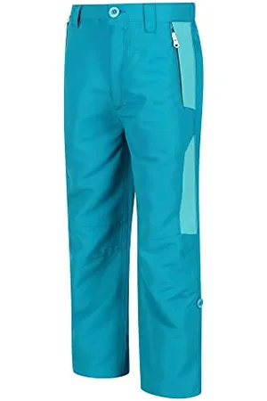 Regatta Sorcer Mt Trousers V Wasserabweisende, schnell trocknende, reflektierende Hose für Kinder. Mit UV-Schutz und DWR- und Isoflex-Technologien. Zum Wandern geeignet.