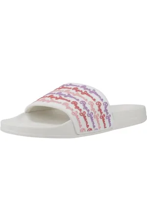 Pepe Jeans Damen Slider Set W Flip-Flop, Weiß (Off White), 4