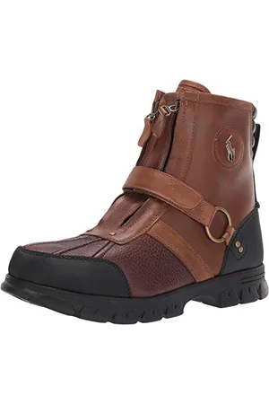 Ralph Lauren Herren Work Boot BAU-Stiefel, Briarwood/Tan, 43 EU