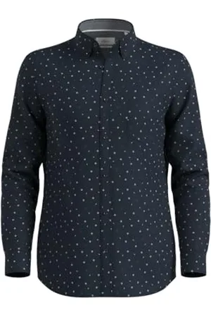 QS by s.Oliver Hemd mit Minimal AOP, Slim Fit