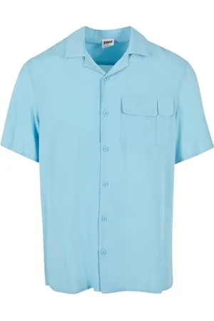 Urban classics Herren TB4916-Viscose Camp Shirt Hemd, , M