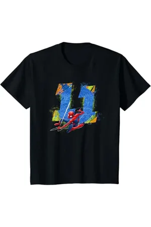 Marvel Kinder Super Heroes Spider-Man 11 Year Old Eleventh Birthday T-Shirt