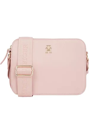 Tommy Hilfiger Damen Umhängetasche Logotape Camera Bag Breiter Tragegurt, Rosa (Foggy Pink), Einheitsgröße