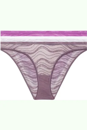 Calvin Klein 3 Pack Bikini (Low-Rise) Bikini Hose Damen, , XL