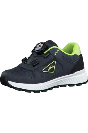 QS by s.Oliver Jungen Sneaker mit dicker Sohle mit Gummizug, Blau (Navy), 39