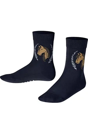 Falke Unisex Kinder Socken Horse K So Baumwolle gemustert 1 Paar, , 23-26